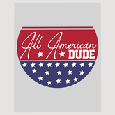 All American Dude Baby Diaper Ready to Press DTF Transfer